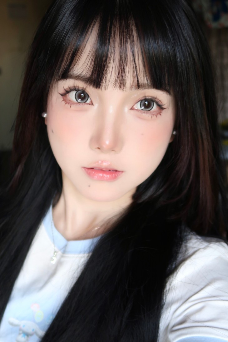 Jellibo美瞳 年抛隐形眼镜 溜溜球 14.2mm 1副/2片 左右度数可不同-VVCON美瞳商城16