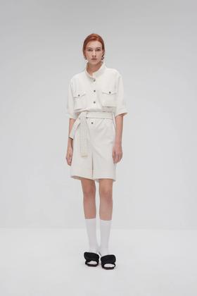 短袖工装连体裤