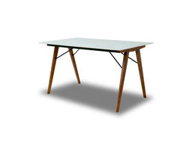 Malm 餐桌 | 台面白岩/黑岩可选，脚架胡原/橡黑/水洗白可选，详询客服