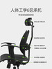 米乔人体工学双背椅家用电脑椅减压老板椅可躺坐透气办公椅 商品缩略图2