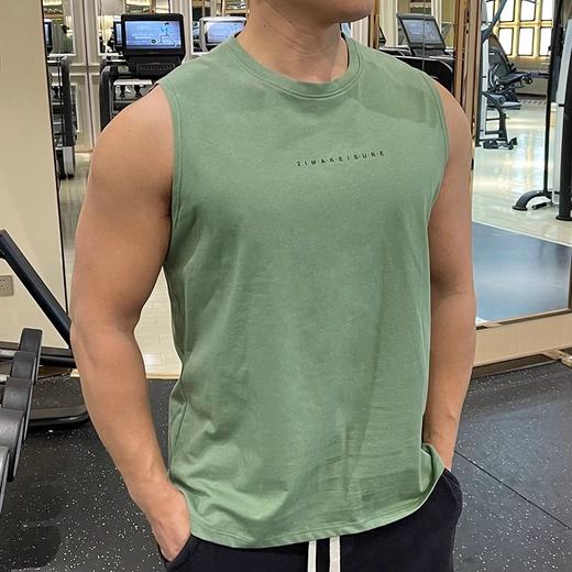 跃牌【跃LEAP-ACTIVE】系列圆领无袖印花T恤坎肩美式宽松背心G29 商品图0