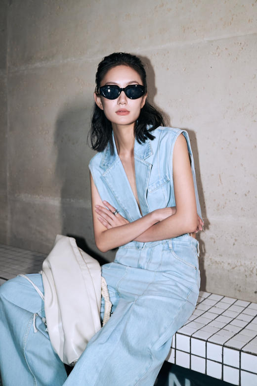 牛仔马甲 商品图3