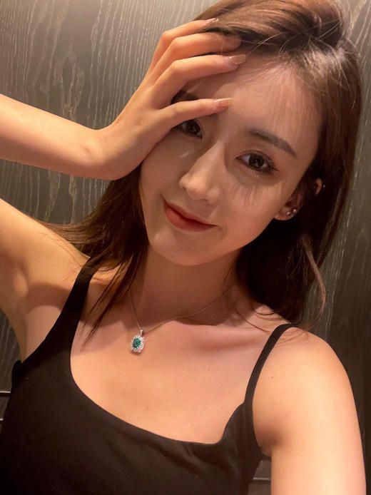 612-2【高定】阔别一年半 哥伦比亚培育祖母绿 围镶满钻项链 高端客入 不退换 商品图0