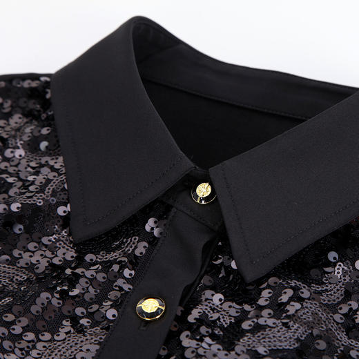 NF8S1斯尔丽瑟俪2023夏季新款拼接收腰小礼服感连衣裙 商品图4