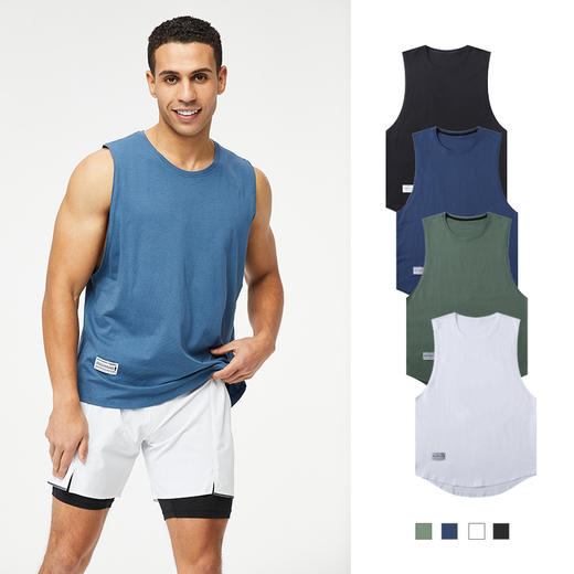 跃牌【跃LEAP-ACTIVE】系列宽松无袖男款美式篮球运动背心G30 商品图0