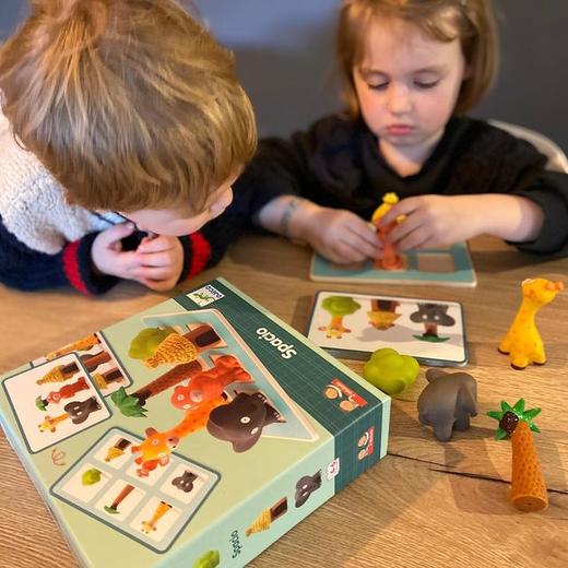 DJECO低幼益智小桌游空间游戏小动物排排队 商品图10