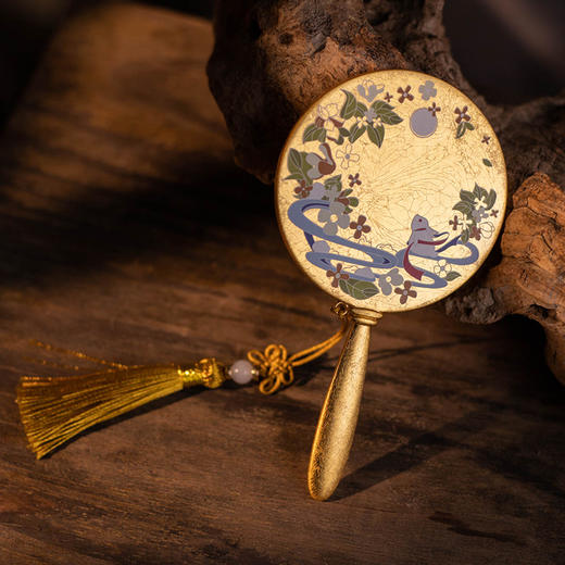 谭木匠金枝玉叶套装（首批限量100套）内含：谭木匠木梳、金陵金箔镜子、木质书签  包装盒尺寸25*25*3cm 商品图6