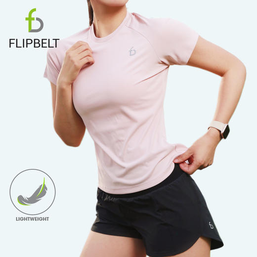 「轻量生态微循环」女士轻量运动T恤跑步马拉松健身短袖 商品图0