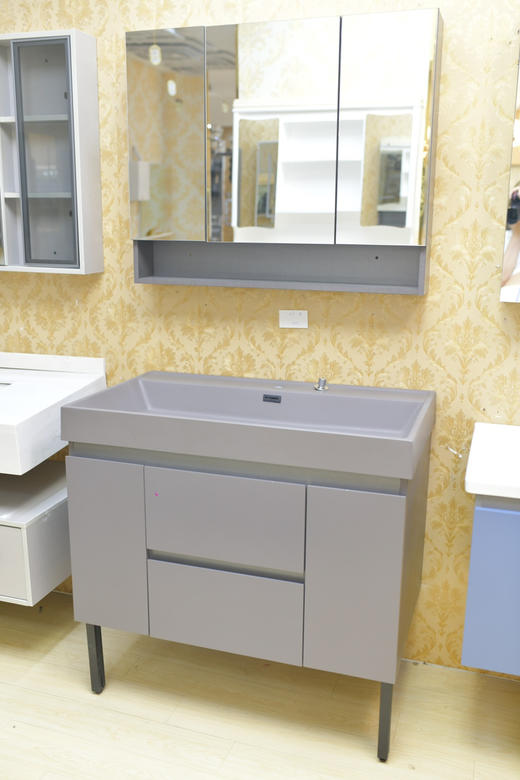 浴室柜 607-100 岩板盆 商品图0