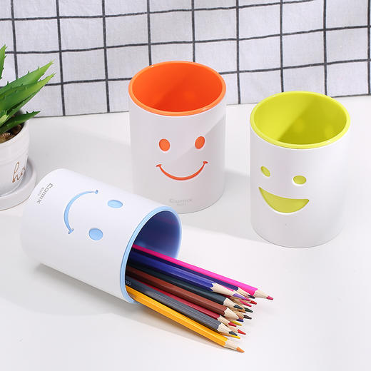 齐心 B2273 双色笔筒（圆形） 商品图1