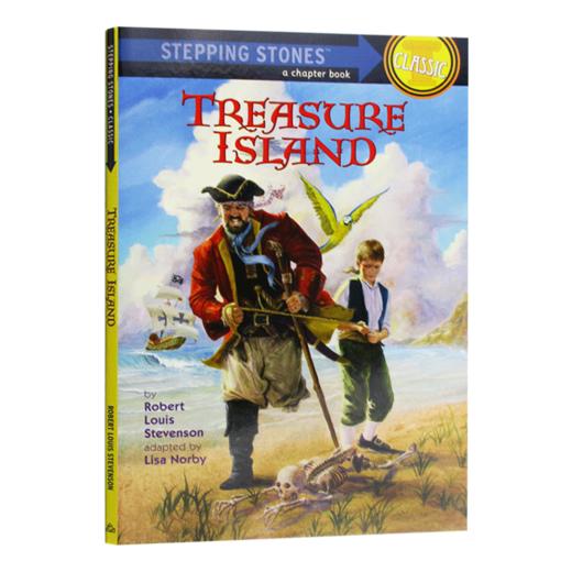 英文原版 Treasure Island A Stepping Stone Book Classic 金银岛 英文版 商品图3