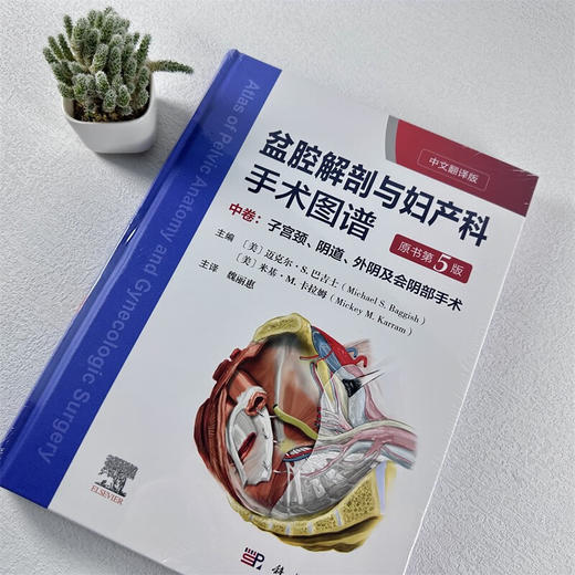 新版精装盆腔解剖与妇产科手术图谱中卷 原书第5版解剖图谱手术医学实用妇产科学妇科医学书内镜检查与内镜手术妇产科主治医师用书 商品图1