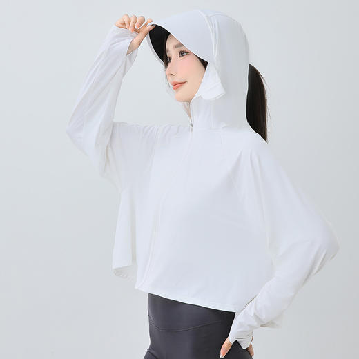 【MIX高倍防晒！长袖防晒衣女防紫外线】冰感面料透心凉，降温透气快干解闷，皮肤衣冰丝外套防晒服户外运动风衣夏日粉丝专属 商品图5