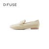 D:FUSE/迪芙斯春季新品圆头素面简约百搭乐福鞋单鞋DF31112018 商品缩略图3