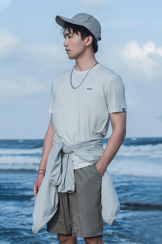 【断码清仓】HX 夏季休闲五分裤S206320095101/02短裤 商品图2