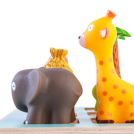 DJECO低幼益智小桌游空间游戏小动物排排队 商品图6