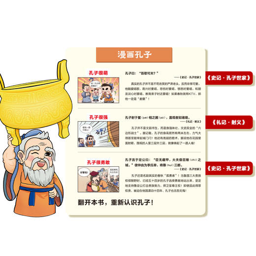 《樊登漫画孔孟全集》全4册 商品图2