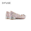 D:FUSE/迪芙斯2023春季新款尖头水钻花饰扣低跟单鞋女鞋DF31111050 商品缩略图6