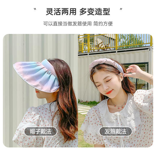 UPF50+夏季贝壳防晒帽 有效阻挡95%阳光 商品图4