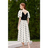 【严选】诗凡黎夏波点图案俏皮百搭背后撞色蝴蝶结连衣裙7E5393061 商品缩略图2