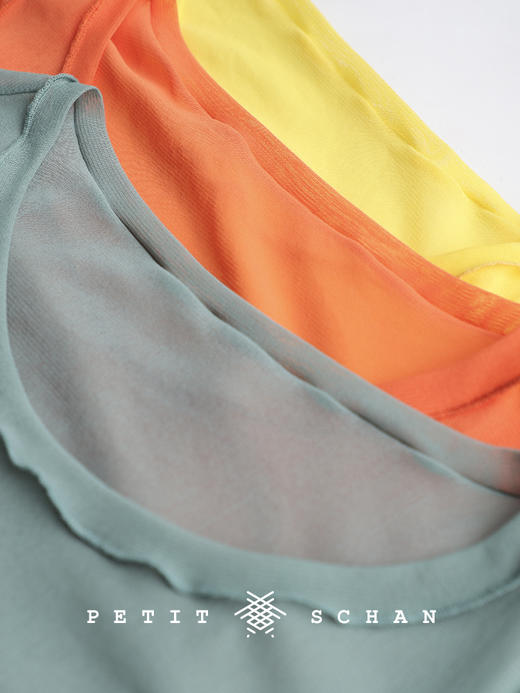 PETIT SCHAN小闪  CLO#290 Fruits Basket 水果篮子 日本进口网纱高饱和半透明纤薄透气打底防晒衫 商品图1