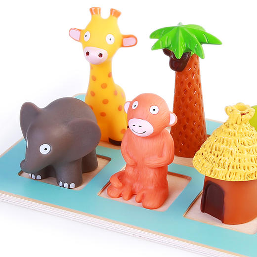DJECO低幼益智小桌游空间游戏小动物排排队 商品图4