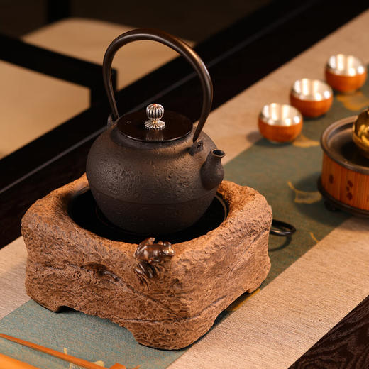 厂家直发/龙隐斋 清乐电陶炉家用茶炉煮茶器台式静音陶瓷炉铁壶银壶烧水炉 商品图0