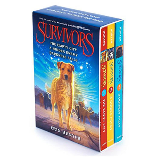Collins狗武士幸存者系列1-3册盒装 英文原版 Survivors Series 3 Books Collection Set 猫武士 Warriors同作者 Erin Hunter 英文版书籍 商品图2