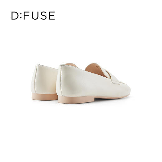 D:FUSE/迪芙斯春季新品圆头素面简约百搭乐福鞋单鞋DF31112018 商品图2