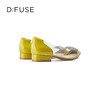 D:FUSE/迪芙斯秋季新品透明方形钻扣尖头平底单鞋DF31111156 商品缩略图6