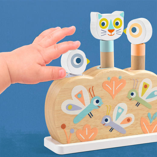 DJECO低幼益智玩具，蒙氏教具弹弹跳 商品图8