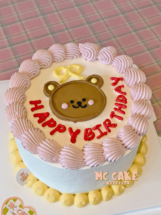 小熊手绘蛋糕 商品图0