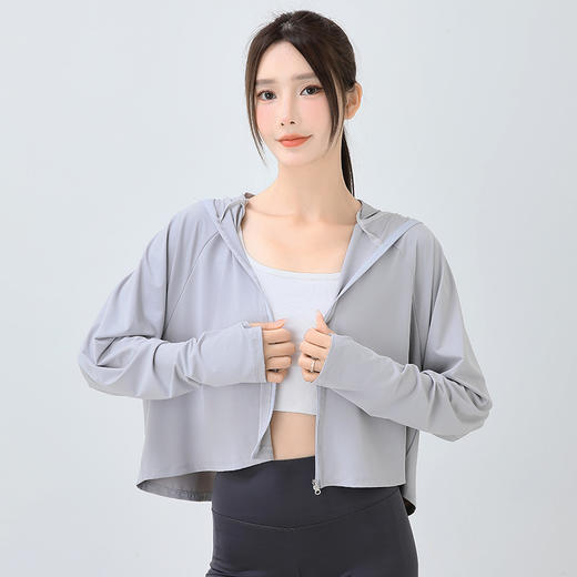 【MIX高倍防晒！长袖防晒衣女防紫外线】冰感面料透心凉，降温透气快干解闷，皮肤衣冰丝外套防晒服户外运动风衣夏日粉丝专属 商品图4