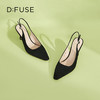 DFuse迪芙斯2023春季新款方头中后空细跟高跟单鞋女鞋DF31114105 商品缩略图11