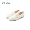 D:FUSE/迪芙斯春季新品圆头素面简约百搭乐福鞋单鞋DF31112018 商品缩略图1