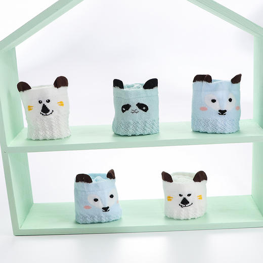 【2双装】婴儿防蚊袜夏季薄款宝宝透气网眼中筒袜卡通耳朵过膝儿童袜子 商品图3