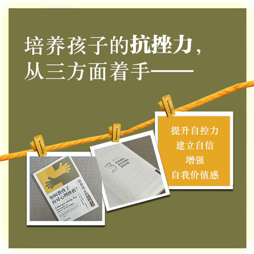 官网 培养真正的抗挫力 如何教孩子应对心理挫折 法比安 格罗利蒙德 提升孩子心理免疫力抗挫力提升自我价值感家教育儿书籍 商品图3