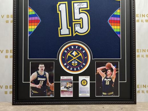 收藏系列 约基奇 掘金队15号75周年 亲笔签名球衣 商品图3