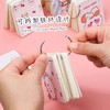 晨光卡通可爱杭素创意铁圈小本子学生随身便携带口袋笔记本空白活页环扣式英语单词本空白便签线圈 商品缩略图5