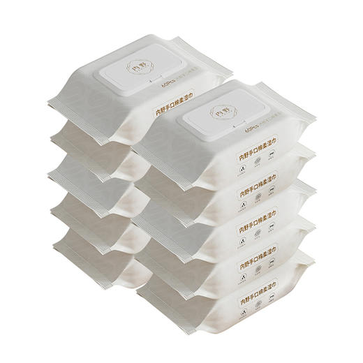 13951-DSWW0010-N-内野湿纸巾-60抽-10包装 商品图0