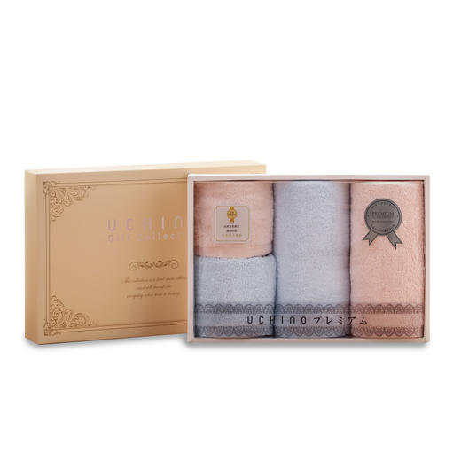 HLE45723-N 瑞颜二面巾二方巾礼盒 颜色随机 商品图7