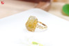 【招财纳福】天然黄翡貔貅戒指      镶嵌：18k金镶 商品缩略图2