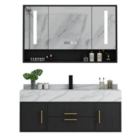 浴室柜 灰 风水镜 HX19-100CM