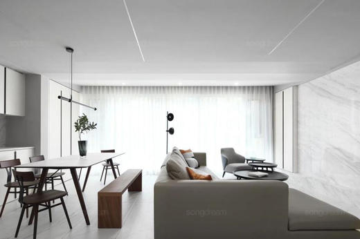 Malm 餐桌 | 台面白岩/黑岩可选，脚架胡原/橡黑/水洗白可选，详询客服 商品图4