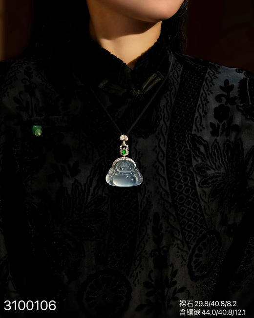 玻璃佛公吊坠【3100106】具体价格微信咨询 商品图4