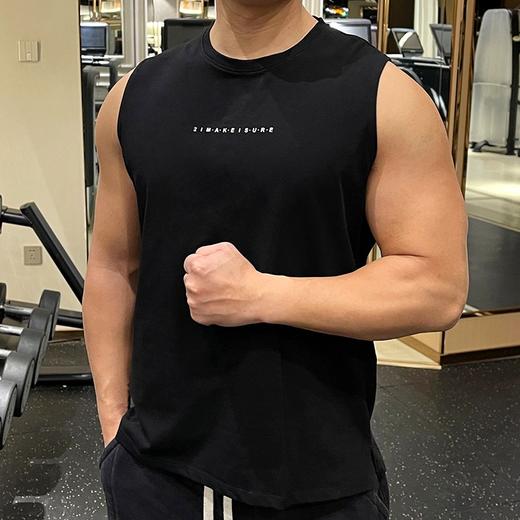 跃牌【跃LEAP-ACTIVE】系列圆领无袖印花T恤坎肩美式宽松背心G29 商品图2