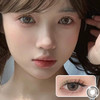 MARYEYE / 栗子球 / 2片入 / 年抛 / 14.5mm / 双倍明显扩瞳细锁边亚麻色提神款 商品缩略图1