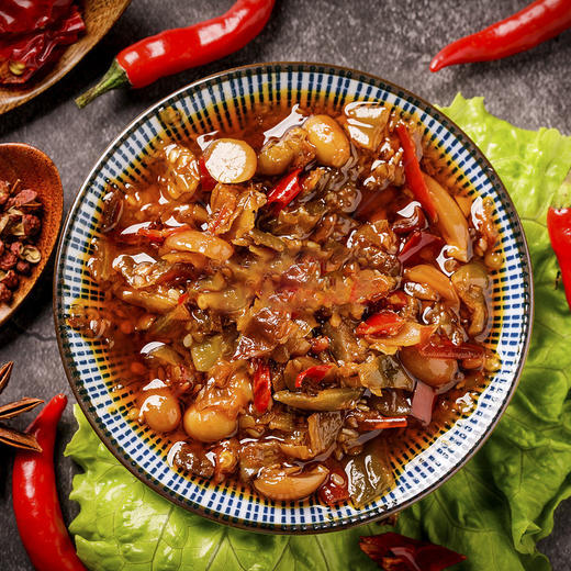 餐云绝味香辣酱  香辣特色菜肴调味专用酱料  标准化香辣味型更多年轻消费群体喜欢的味道 （5斤装一桶做50份） 商品图3