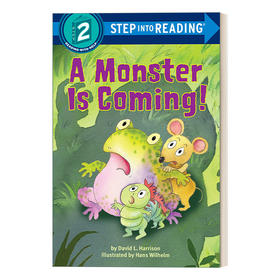 英文原版 Step into Reading 2 - A Monster is Coming! 怪兽来了 兰登分级阅读2 英文版 进口英语原版书籍