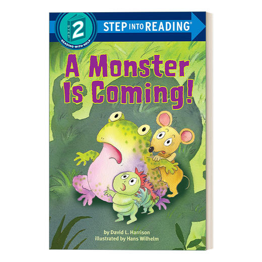 英文原版 Step into Reading 2 - A Monster is Coming! 怪兽来了 兰登分级阅读2 英文版 进口英语原版书籍 商品图0